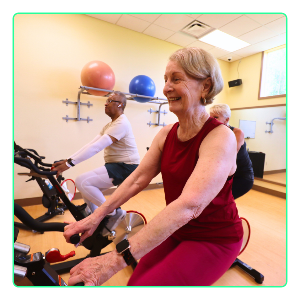 the ranch spin class c Spin class at The Ranch Spa and Fitness Center.