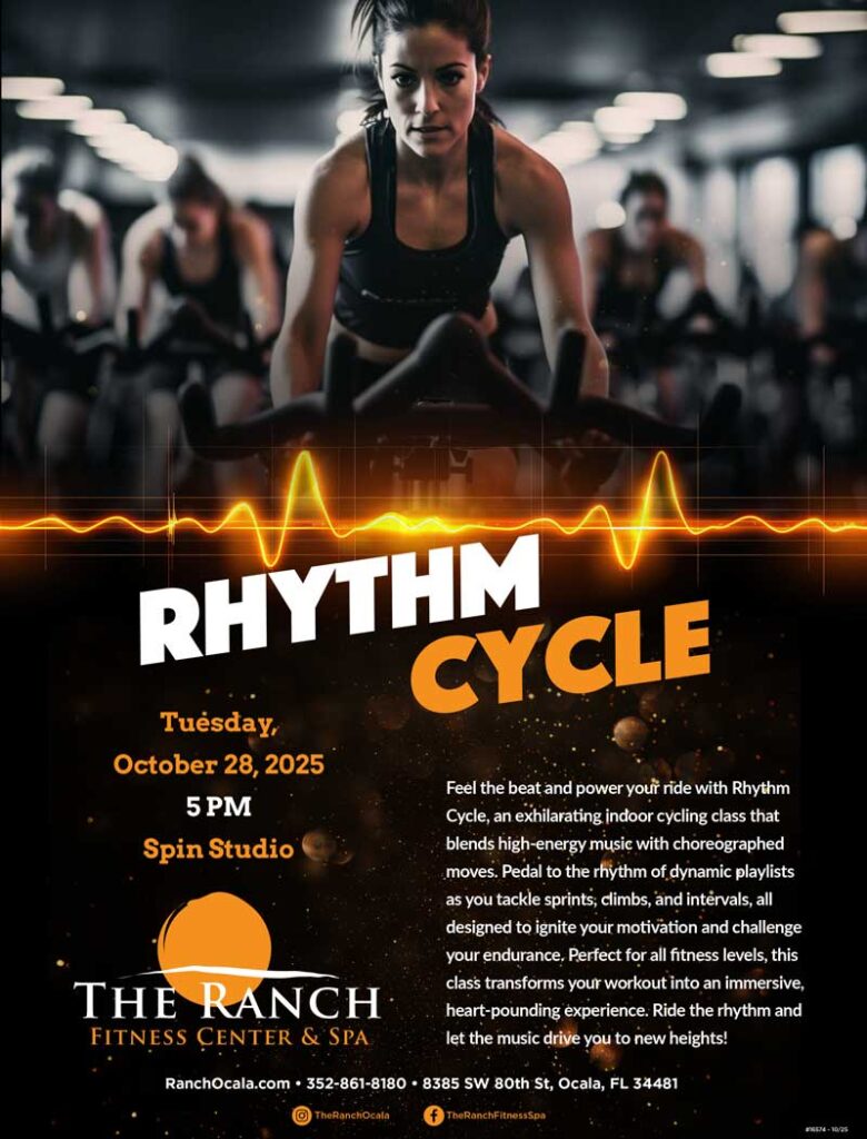 16574-RAN-Rhythm-Cycle-Class-Campaign-(Oct-25) Rhythm Cycle Class at The Ranch Fitness Center & Spa