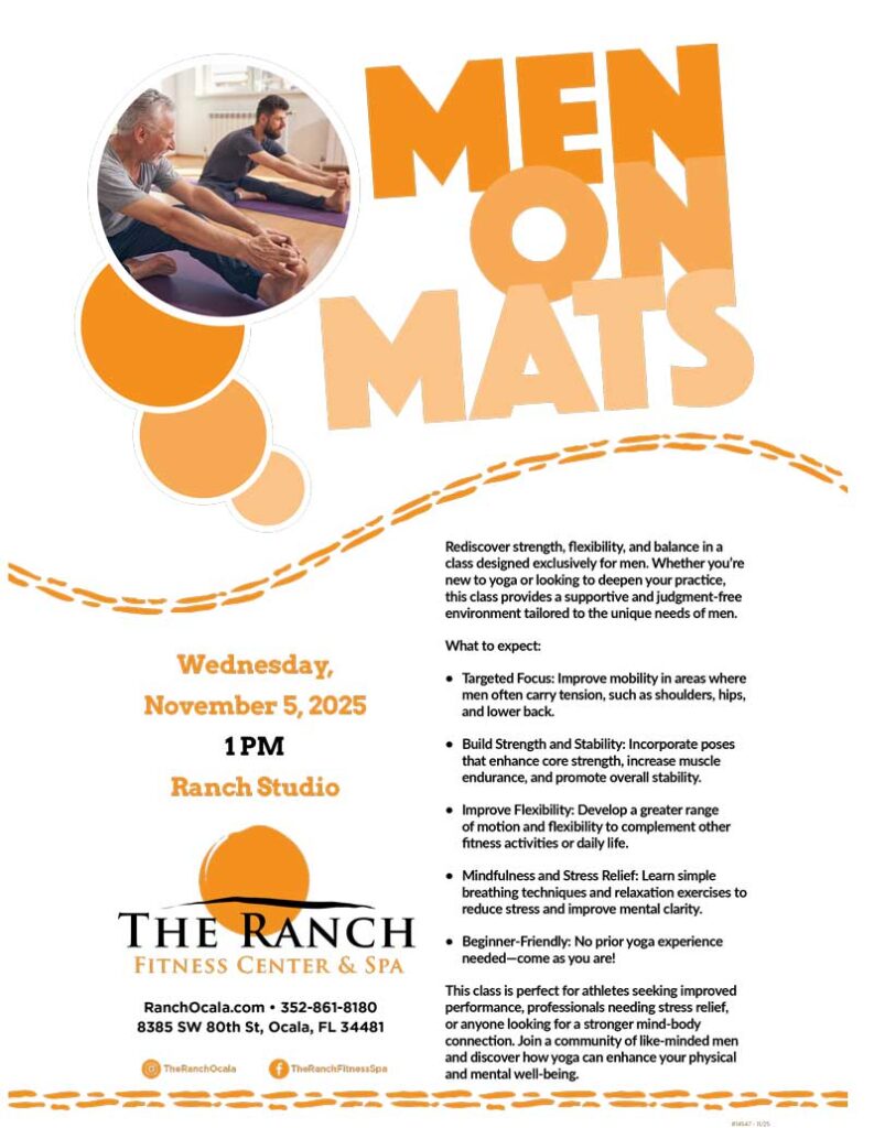 w14547_RAN_Men_on_Mats_Campaign_(Nov_25) Men on Mats Class at The Ranch Fitness Center & Spa