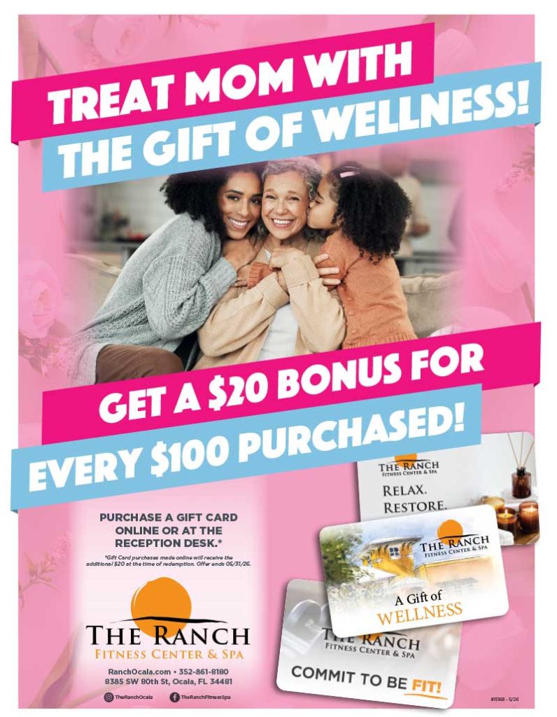 Mothers_Day_Gift_Card Mother's Day Gift for The Ranch Fitness Center and Spa