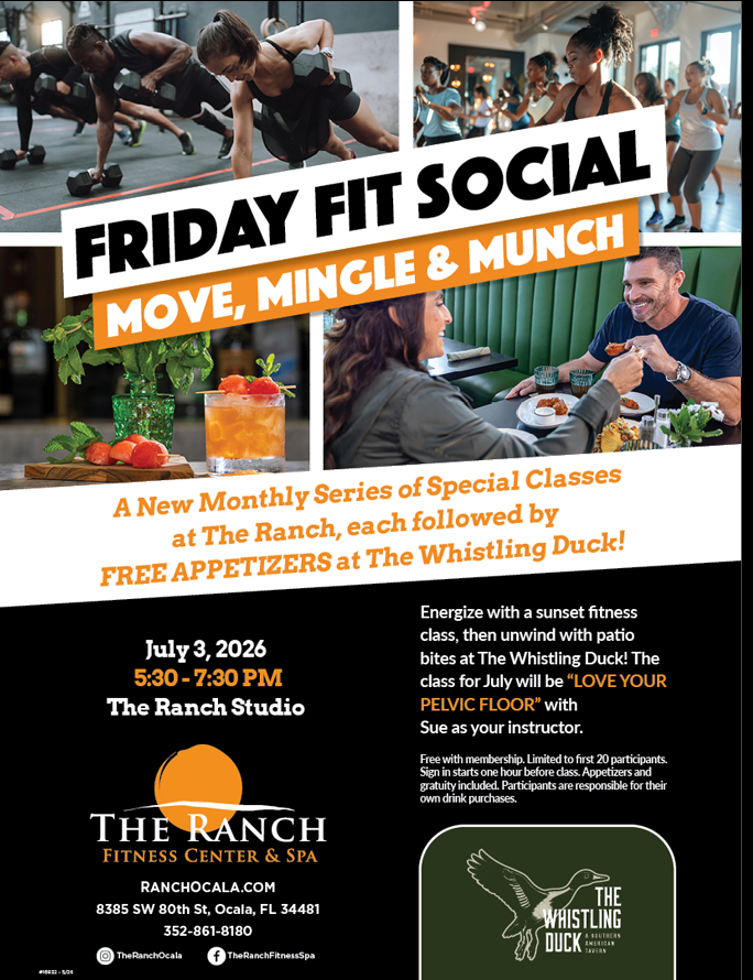 Friday Fit Social at The Ranch - July 3rd