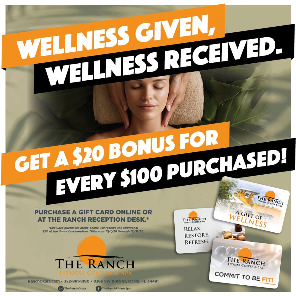 16566 RAN Gift Card Promo Campaign Social (Oct 26) Wellness Given & Received - Get a $20 Bonus for Every $100 Purchase! Extending from October 1, 2026 through December 31, 2026.