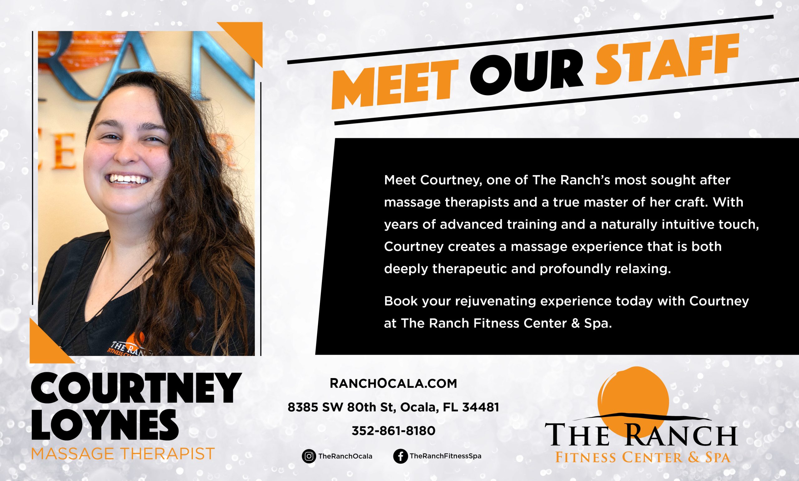 17104 RAN Employee Meet Our Staff Highlight for Courtney Loynes TV (Jul 26) Courtney Loynes, staff member at The Ranch.