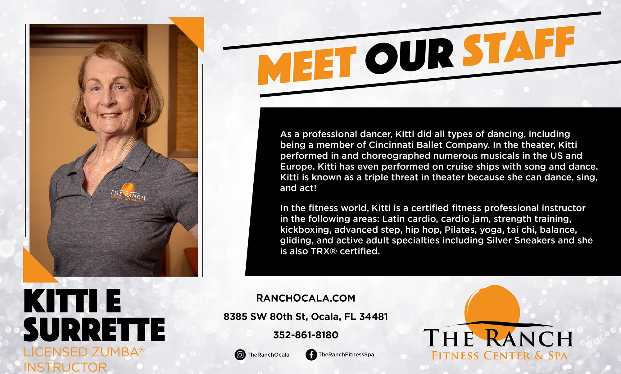 17104 RAN Employee Meet Our Staff Highlight for Kitti E Surrette TV (Jul 26) Kitti E Surrette, staff member at The Ranch.