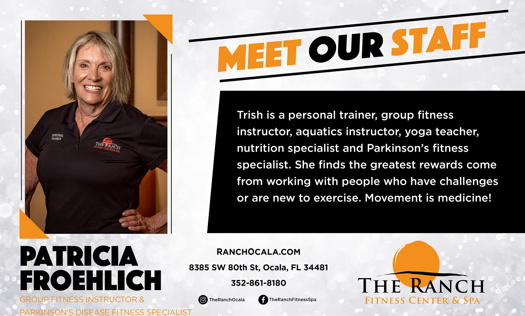 17104 RAN Employee Meet Our Staff Highlight for Patricia Froehlich TV (Jul 26) Patricia Froehlich, staff member at The Ranch.