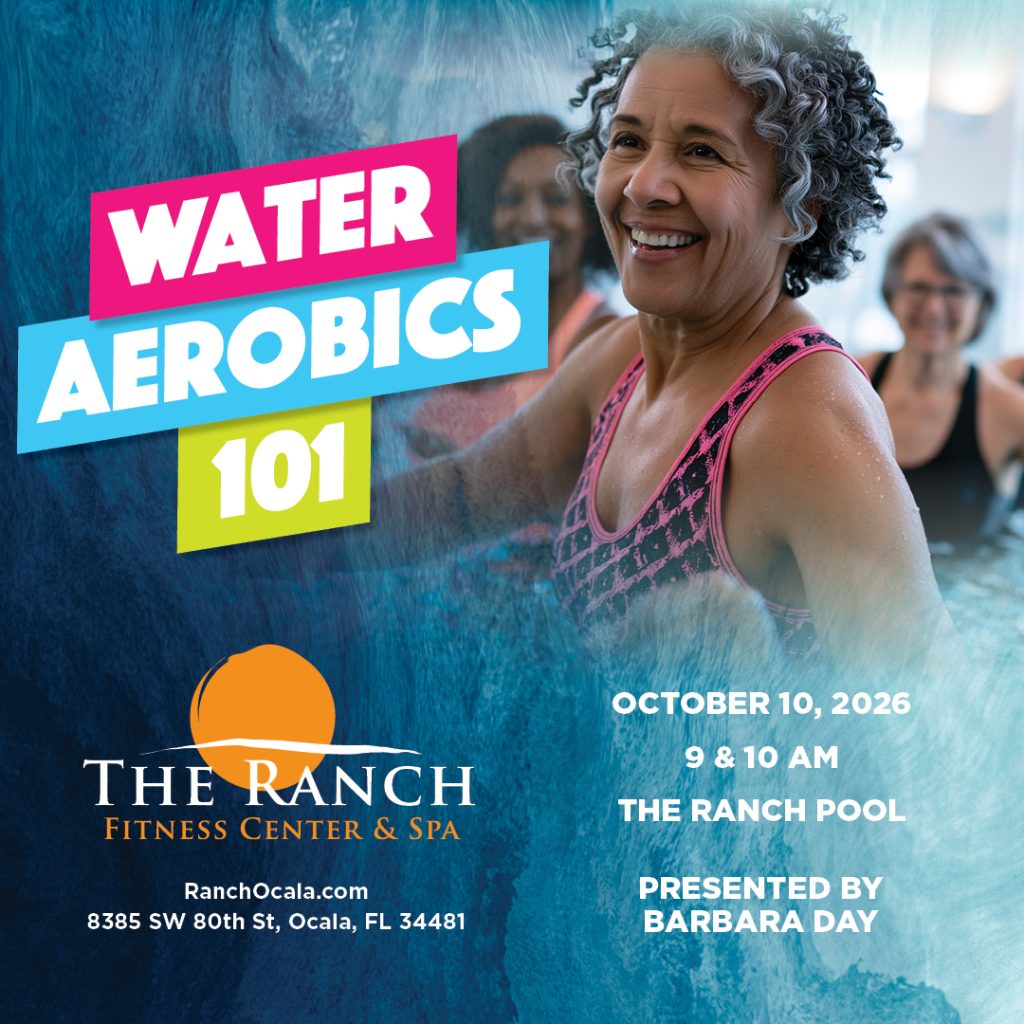 17144 RAN Water Aerobics 101 Class Campaign Social (Oct 26) Water Aerobics class at The Ranch on October 10, 2026.