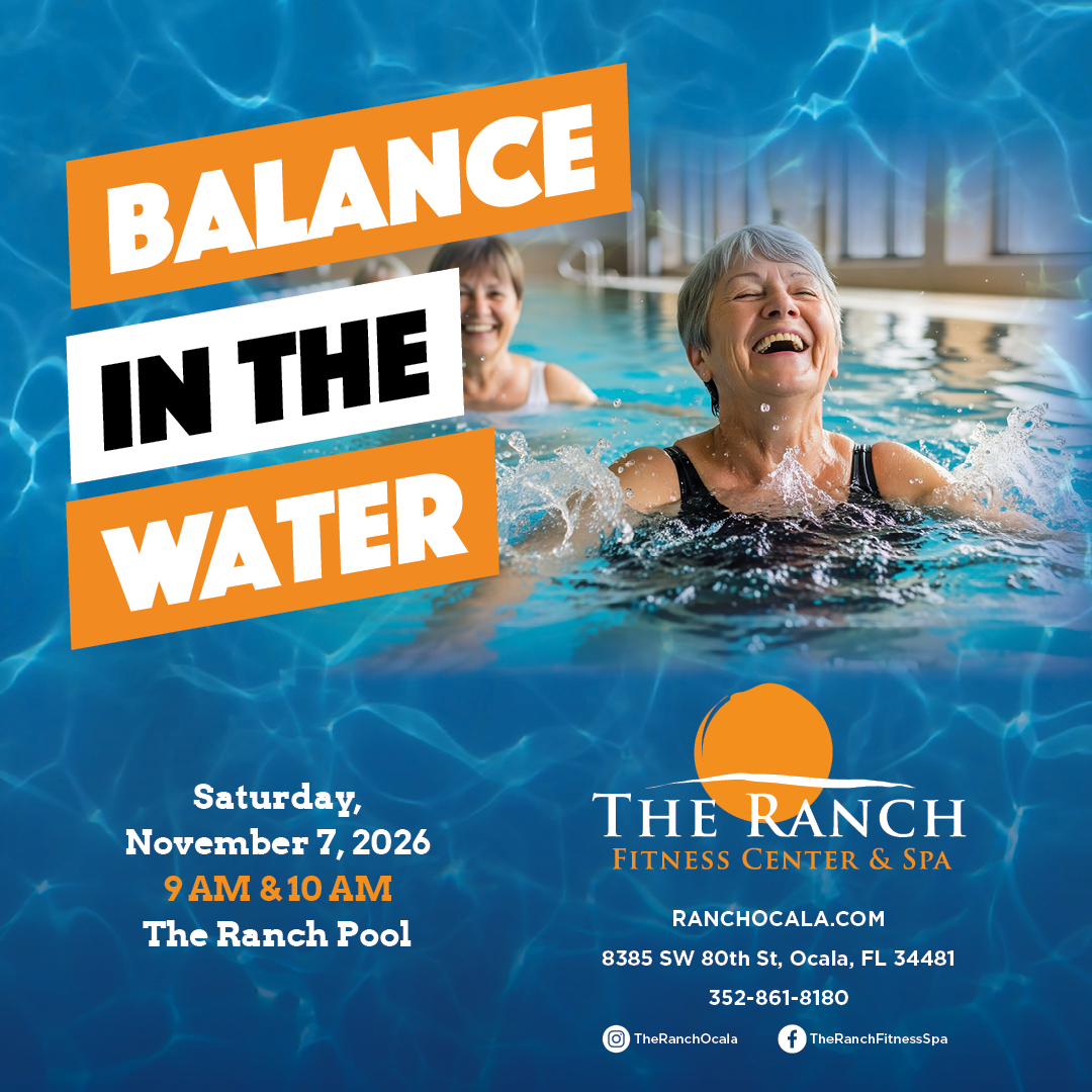 17150 RAN Exercises that Use Buoyancy Balance in the Water Class Campaign Social (Nov 26) Balance in the water class at The Ranch.