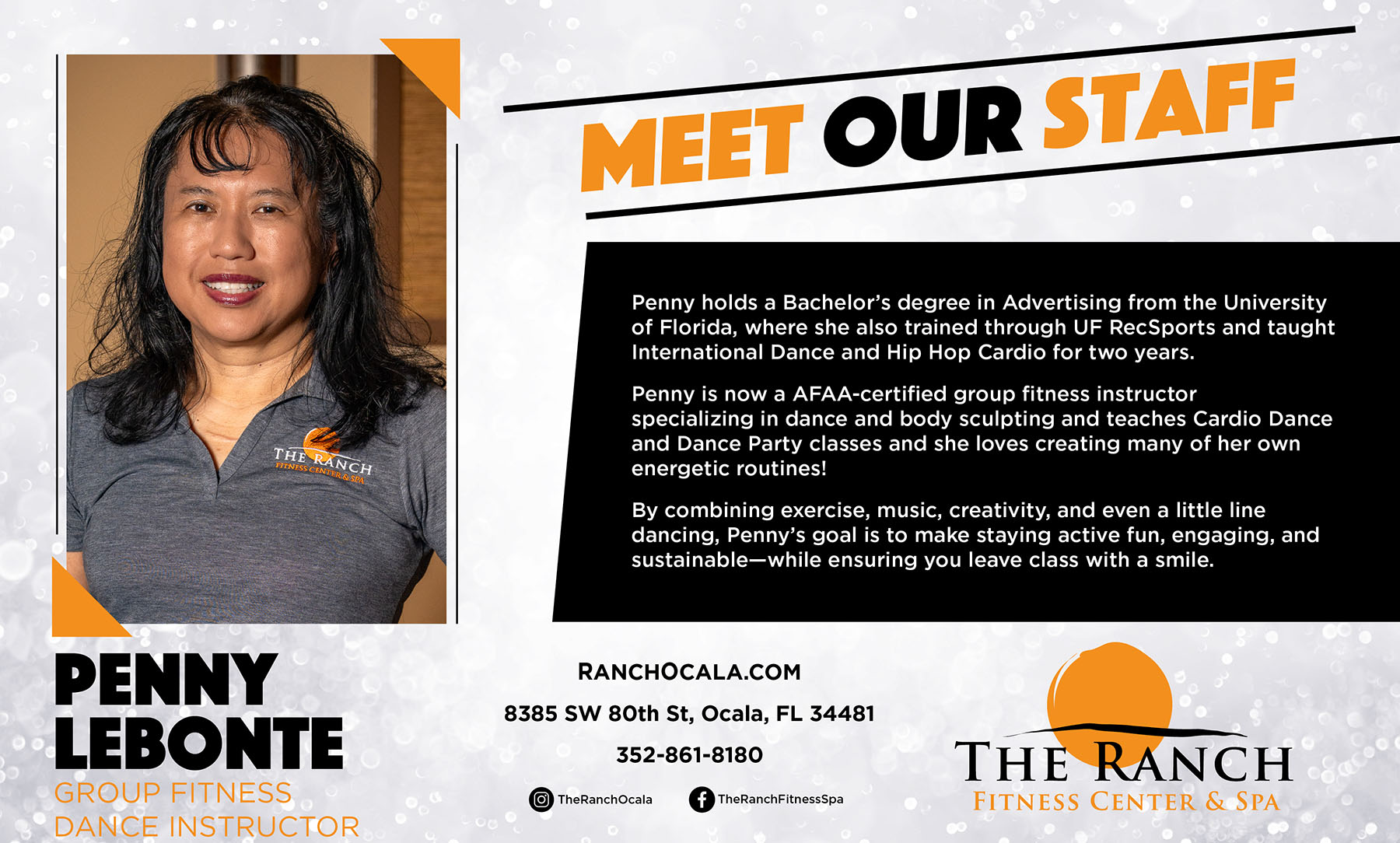 Penny Lebonte, staff member at The Ranch.